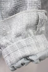 画像7: 【SALE】pium / ドーリーフリルツイードコート  グレー T-25-01-24-016-LO-CO-SA-ZTC028 (7)