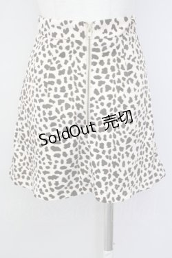 画像2: lilLilly / レオパードスカート  アイボリーＸブラウン T-25-01-24-019-LO-SK-SA-ZT076