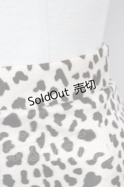 画像3: lilLilly / レオパードスカート  アイボリーＸブラウン T-25-01-24-019-LO-SK-SA-ZT076