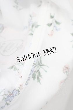 画像8: 【SALE】Honey Cinnamon / フラワーブーケプリントブラウス  白 T-25-01-24-002-LO-BL-SA-ZT390