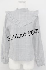 LOLITAその他(お買取対象外) / グレンチェックハイネックブラウス  グレーチェック T-25-01-24-005-LO-BL-SA-ZT390