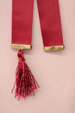 画像4: Amavel / フィット&フレアチャイナワンピース  ピンクXボルドー T-25-01-24-011-CA-OP-SA-ZT330