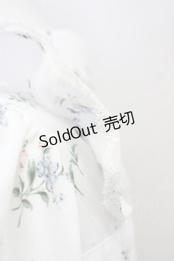 画像3: 【SALE】Honey Cinnamon / フラワーブーケプリントブラウス  白 T-25-01-24-002-LO-BL-SA-ZT390