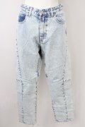 RNA / ケミカルウォッシュデニムパンツ M ライトブルー T-25-01-26-025-PU-PA-SA-ZT192
