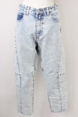 画像1: 【SALE】RNA / ケミカルウォッシュデニムパンツ M ライトブルー T-25-01-26-025-PU-PA-SA-ZT192 (1)