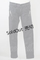 RNA / ポケットZIPスリムパンツ M ブラックデニム T-25-01-26-027-PU-PA-SA-ZT382