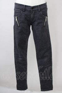 RNA / ポケットZIPスリムパンツ M ブラックデニム T-25-01-26-027-PU-PA-SA-ZT382