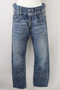RNA / スタッズ付デニムパンツ S ライトブルー T-25-01-26-029-PU-PA-SA-ZT119
