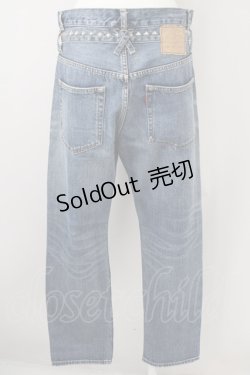 画像2: 【SALE】RNA / スタッズ付デニムパンツ S ライトブルー T-25-01-26-029-PU-PA-SA-ZT119