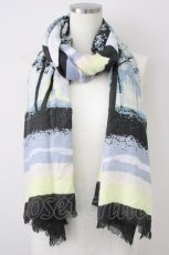 画像1: 【SALE】axes femme / ストール   T-25-01-26-031-AX-BL-AS-ZT305 (1)
