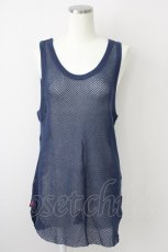 画像1: 【SALE】RNA / メッシュタンクトップ M ネイビー T-25-01-26-006-PU-TO-SA-ZT033 (1)