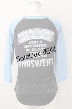 画像2: RNA / スヌーピースカルptTシャツ M ブルー×グレー T-25-01-26-007-PU-TS-SA-ZT033