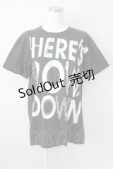 RNA / HERE'S LOW DOWN ptシャツ L ブラック T-25-01-26-013-PU-TS-SA-ZT045