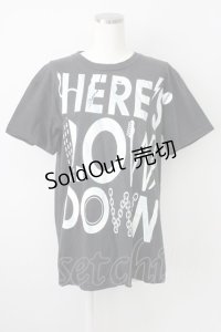 RNA / HERE'S LOW DOWN ptシャツ L ブラック T-25-01-26-013-PU-TS-SA-ZT045