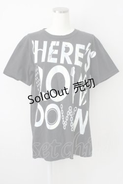 画像1: RNA / HERE'S LOW DOWN ptシャツ L ブラック T-25-01-26-013-PU-TS-SA-ZT045