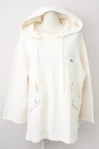 RNA / ポケット付きパーカー M アイボリー T-25-01-26-017-PU-TO-SA-ZT081