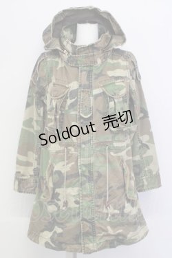 画像2: RNA / カモフラ柄コート M カーキ T-25-01-29-021-PU-CO-SA-ZT414