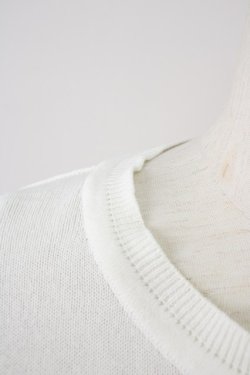 画像3: RNA / ポケット付き半袖ニット M アイボリー T-25-01-29-003-PU-TO-SA-ZT312