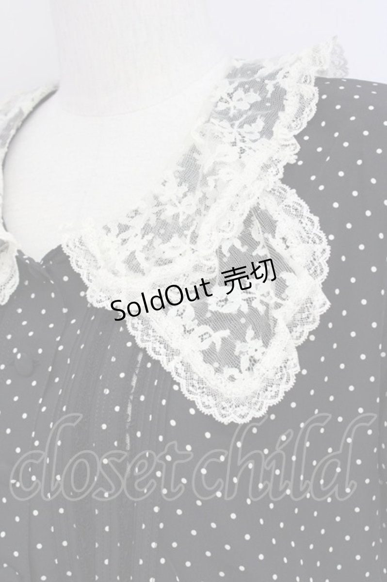 画像3: 【SALE】PINK HOUSE / ドットセットアップ  ブラック T-25-01-29-028-LO-JA-SA-ZT354 (3)