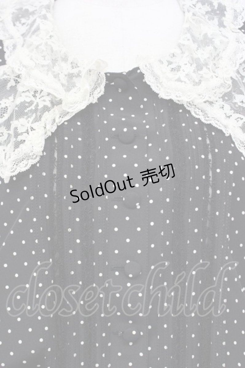 画像4: 【SALE】PINK HOUSE / ドットセットアップ  ブラック T-25-01-29-028-LO-JA-SA-ZT354 (4)