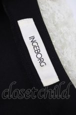 画像6: 【SALE】INGEBORG / レース襟&リボン半袖ブラウス&プリーツスカートセットアップ  ブラック T-25-01-29-029-LO-BL-SA-ZT377 (6)