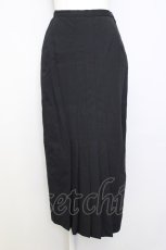 画像7: 【SALE】INGEBORG / レース襟&リボン半袖ブラウス&プリーツスカートセットアップ  ブラック T-25-01-29-029-LO-BL-SA-ZT377 (7)