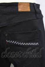 画像3: 【SALE】RNA / ジグザグストレッチカーブシームスリム  ブラック T-25-01-29-034-PU-PA-SA-ZT148 (3)