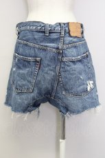 画像2: 【SALE】RNA / ダメージツイストハーフパンツ M ブルーデニム T-25-01-29-037-PU-PA-SA-ZT148 (2)