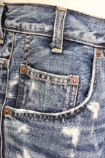 画像4: 【SALE】RNA / ダメージツイストハーフパンツ M ブルーデニム T-25-01-29-037-PU-PA-SA-ZT148 (4)