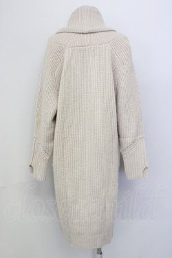 画像2: RNA / BIGカラーニットカーディガン M ベージュ T-25-01-29-008-PU-CO-SA-ZT109