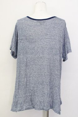 画像2: RNA / インディゴ半袖Tシャツ M インディゴ T-25-01-29-015-PU-TS-SA-ZT075