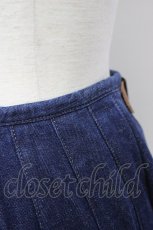 画像3: 【SALE】INGEBORG / デニム巻きスカート  ブルー T-25-01-31-019-LO-SK-SA-ZT417 (3)
