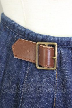 画像5: INGEBORG / デニム巻きスカート  ブルー T-25-01-31-019-LO-SK-SA-ZT417