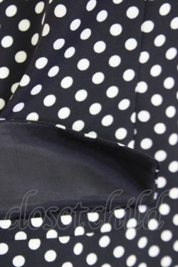 画像6: INGEBORG / ドット柄ジャケット  ブラック T-25-01-31-020-LO-JA-SA-ZT381