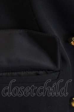 画像6: INGEBORG / ワッペン付きダブルボタンジャケット  ブラック T-25-01-31-022-LO-JA-SA-ZT243