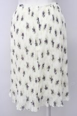 画像2: 【SALE】KETTY / 薔薇ptアコーディオンプリーツスカート M アイボリー T-25-01-31-025-EL-SK-SA-ZT079 (2)