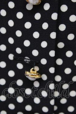 画像6: INGEBORG / ドット柄リボン付ベスト  ブラック T-25-01-31-009-LO-TO-SA-ZT375