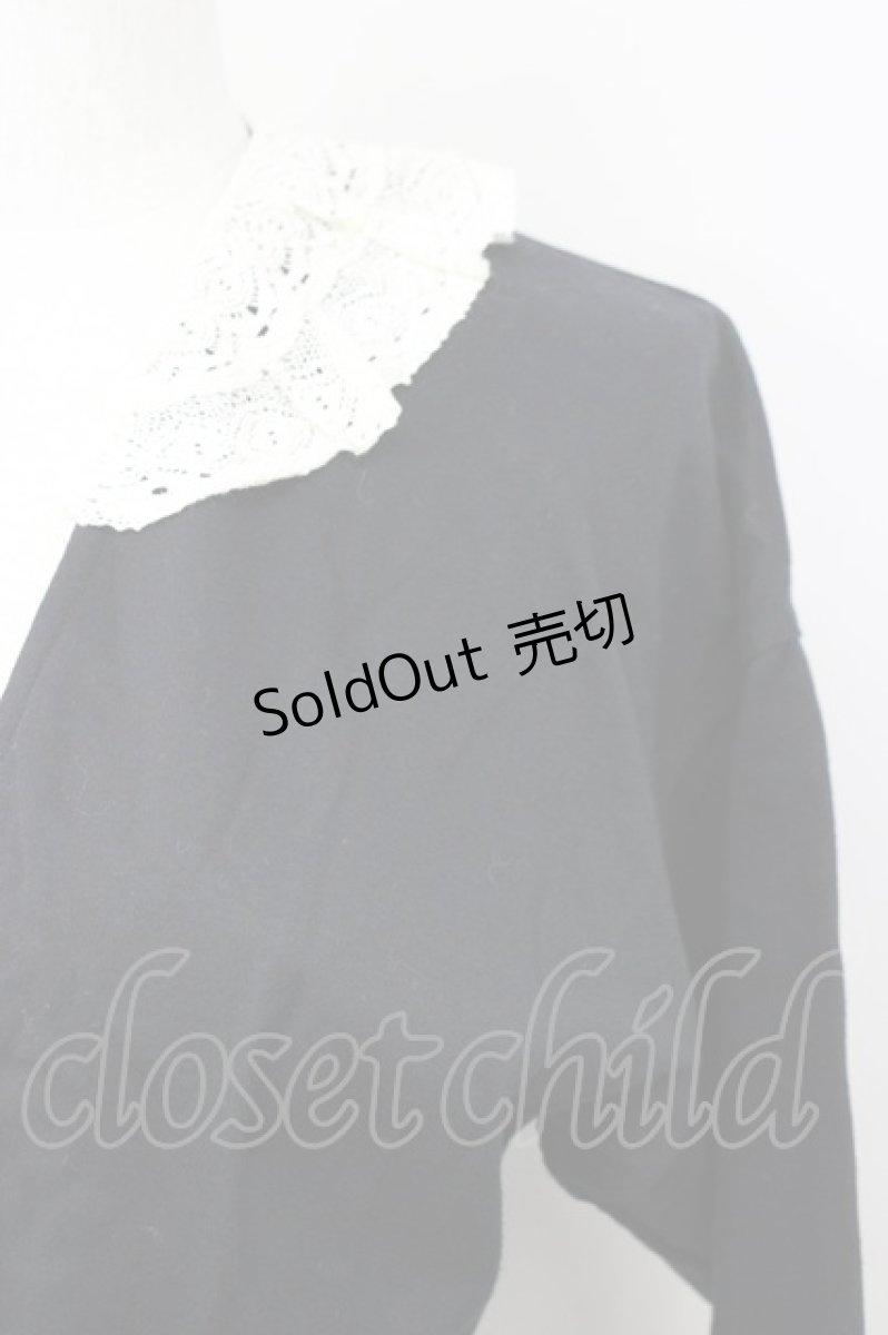 画像3: 【SALE】KETTY / レース襟ショートボレロ M ブラック T-25-01-31-011-EL-TO-SA-ZT374 (3)