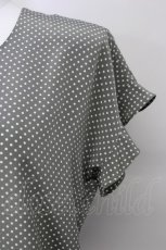 画像4: 【SALE】INGEBORG / ドット柄セットアップ  グレー T-25-01-31-013-LO-JA-SA-ZT374 (4)