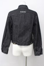 画像2: 【SALE】INGEBORG / デニムジャケット  ブラックデニム T-25-01-31-015-LO-JA-SA-ZT393 (2)