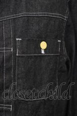 画像4: 【SALE】INGEBORG / デニムジャケット  ブラックデニム T-25-01-31-015-LO-JA-SA-ZT393 (4)