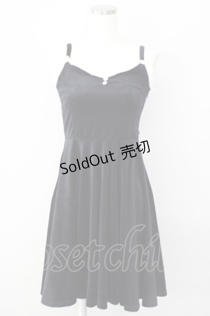 画像1: 【SALE】Katie / SWEET ROMANCE camisole one-piece  黒 T-25-02-01-022-LO-OP-SZ-ZT241 (1)