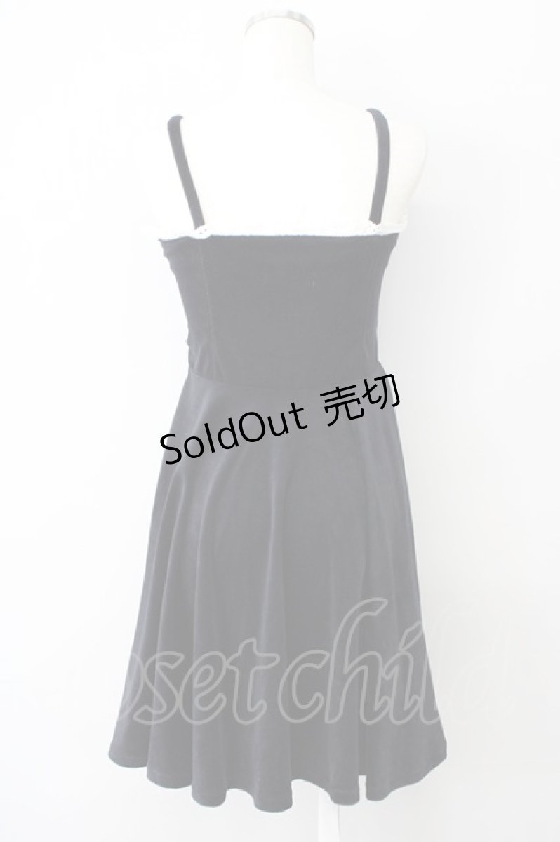 画像2: 【SALE】Katie / SWEET ROMANCE camisole one-piece  黒 T-25-02-01-022-LO-OP-SZ-ZT241 (2)