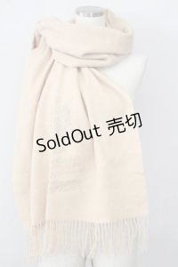 Jane Marple / Anniversary cakesストール  ベージュ T-25-02-01-027-JM-ZA-SZ-ZT-K009