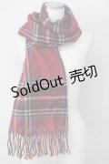 Jane Marple / ビッグタータンストール  レッド T-25-02-01-028-JM-ZA-SZ-ZT-K009