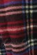 画像2: Jane Marple / ビッグタータンストール  レッド T-25-02-01-028-JM-ZA-SZ-ZT-K009 (2)