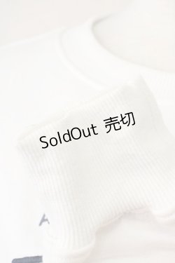 画像6: clear / Bubble刺繍トレーナー  白 T-25-02-01-004-LO-TO-SZ-ZT255