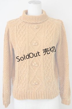 画像1: F&A / TOPハイネックニット F イエロー T-25-02-01-010-LO-TO-SZ-ZT255