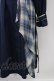 画像4: axes femme POETIQUE / COATバイカラーアシメロングコート M 紺 T-25-02-01-017-AX-OP-SZ-ZT-C032 (4)