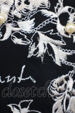 画像3: 【SALE】KETTY / 刺繍&パールブルゾン 9号 ブラック T-25-02-06-021-EL-CO-SA-ZT443 (3)